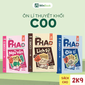 Bộ 3 cuốn P.H.A.O Ngữ văn, Lịch sử, Địa lí ôn luyện thi tốt nghiệp THPT, ĐGNL