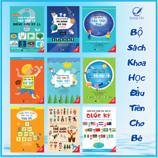 Sách Combo 9 Cuốn Sách Tranh Khoa Học Đầu Tiên Của Bé