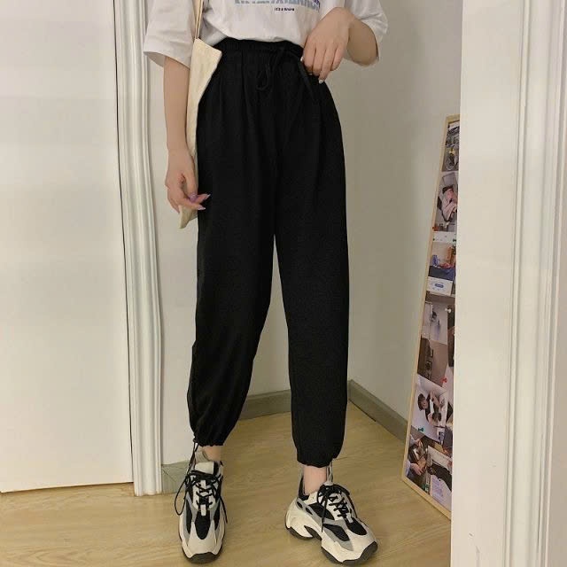 Quần nỉ nam nữ unisex thể thao vải trơn bigsize thu đông 3 màu ( QUẦN NỈ TRƠN BO ) - unisex