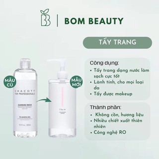 Nước Tẩy Trang Chacott For Pressionals Cleansing Water Nhật Bản Dịu Nhẹ Cho Da Tẩy Trang Makeup Chacott - Skinora Beauty