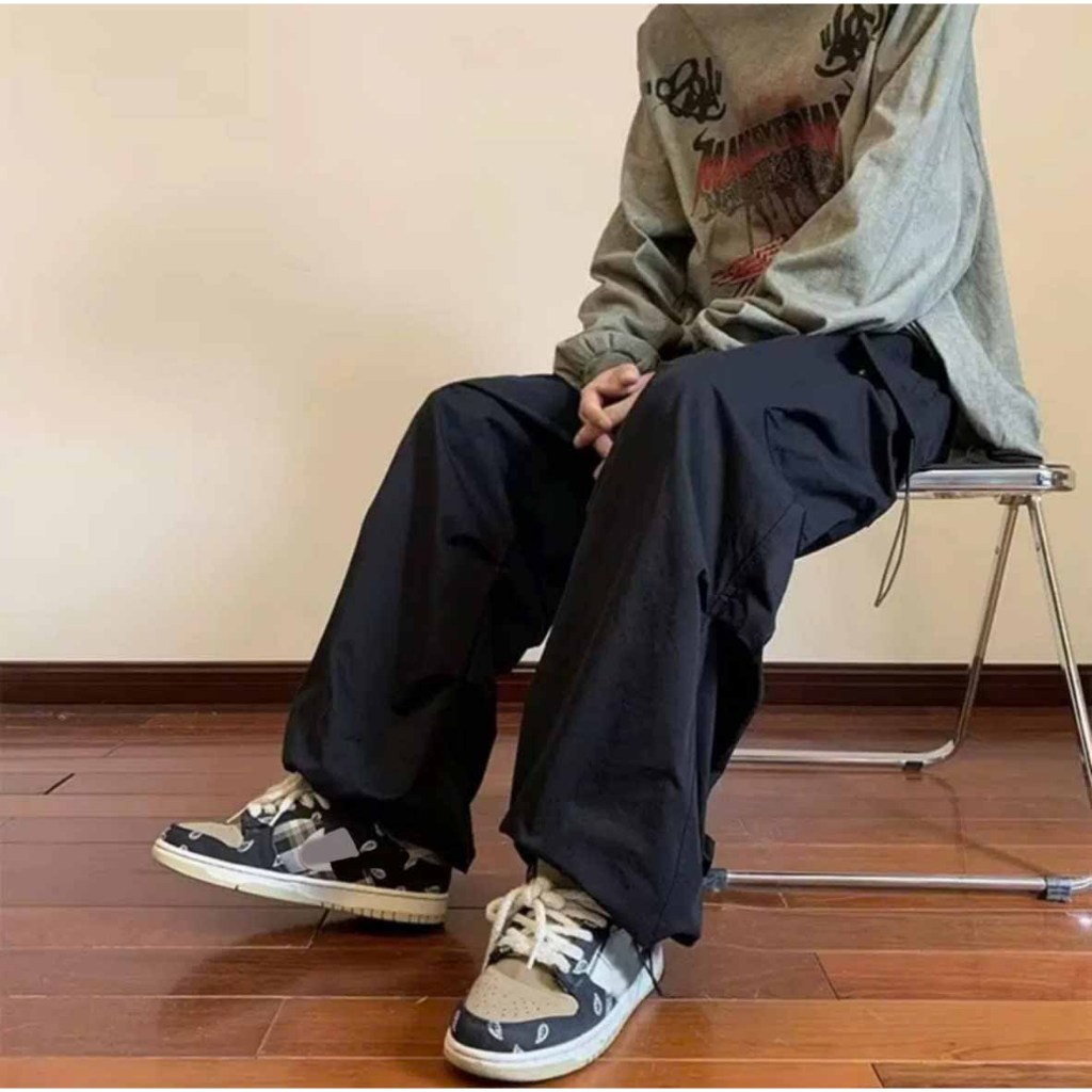 [ MẪU MỚI ] Quần Baggy Ống Rộng Dáng Đứng Hottrend Quần KAKI Ống Xuông Thể Thao Nam Nữ - unisex