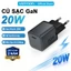 Củ Sạc GaN 20W Vention, Cổng USB-C, Sạc Nhanh PD 3.0 QC 3.0, Cho Phone Pad Samsung