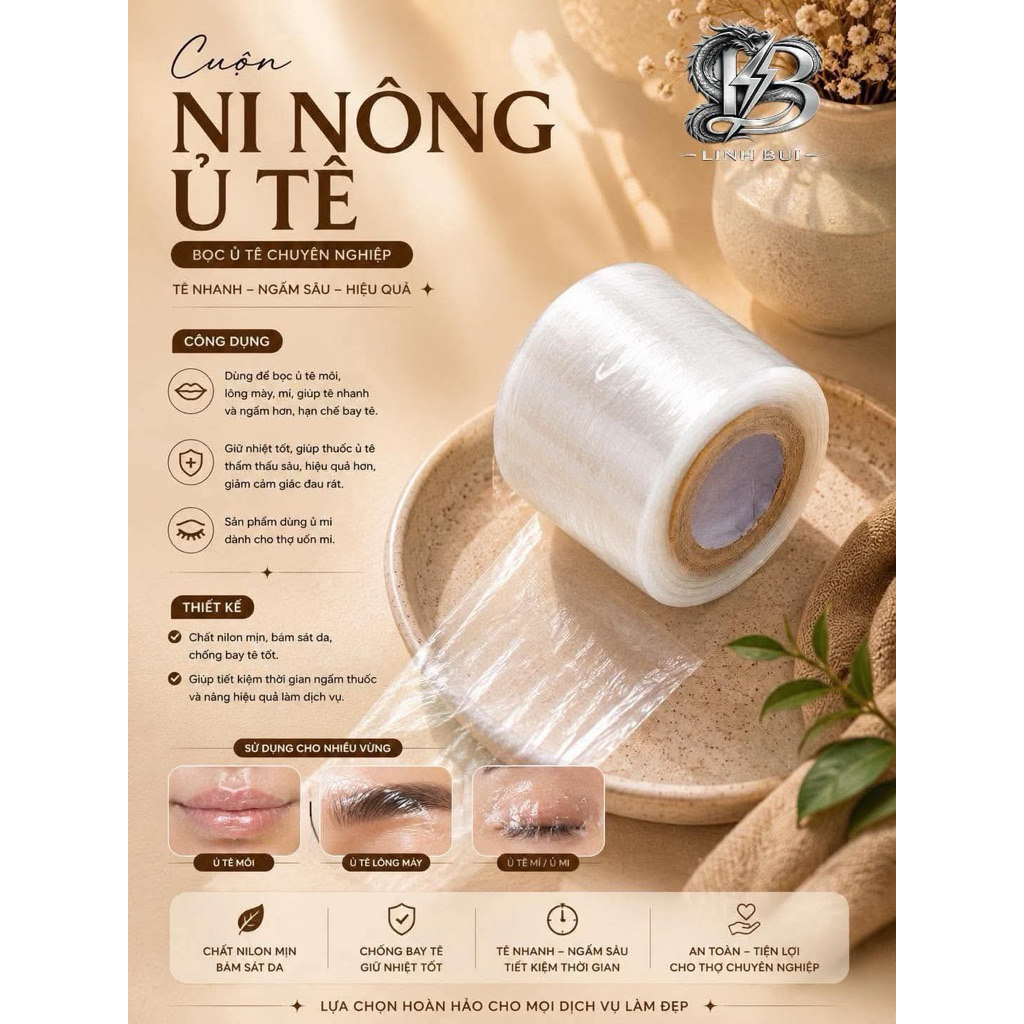 cuộn ni lông ủ tê