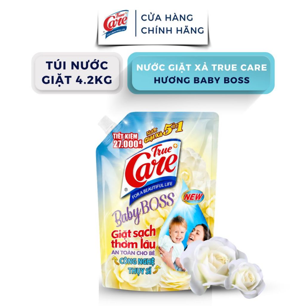 Túi Nước Giặt Xả True Care 5in1 (0.75-4.2kg)