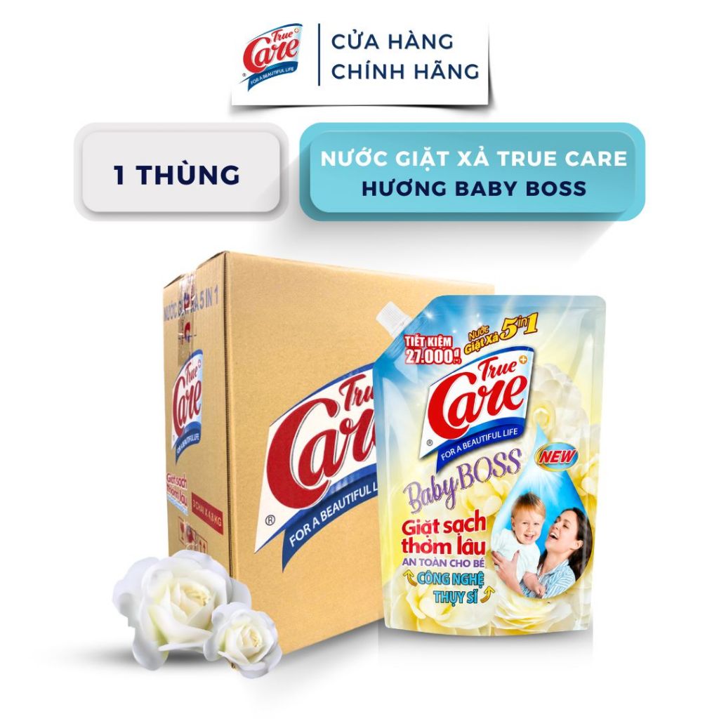 Thùng Túi Nước Giặt Xả True Care 5in1 (1.8kg-4.2kg)