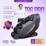 Ghế massage trị liệu toàn thân TOSHIKO T86 Pro công nghệ con lăn 4D giúp thư dãn tại nhà — ảnh 1