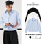 Áo Sơ Mi Boxy Túi Ngực GODMOTHER Áo Sơ Mi Dài Tay Cổ Bẻ Có Túi Áo Phong Cách Casual