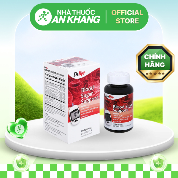 Blood Sugar Support dành cho người bị tiểu đường và đường huyết cao chai 60 viên [Nhà Thuốc An Khang - Chính Hãng 100%]
