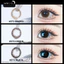 Lens mắt 573 Black màu đen vân tia giãn tròng tự nhiên, size lớn, thương hiệu LUNA EYES