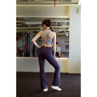 Quần Dài Nữ Ống Loe Icado HT105 Quần Legging Nữ Co Giãn, Mềm Mại, Tôn Dáng Thế Giới Đồ Tập thegioidotap