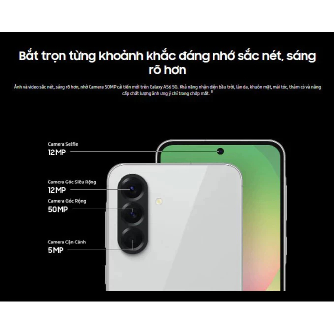 Điện Thoại Samsung Galaxy A56 5G 8GB/256GB Chính Hãng - ảnh 8