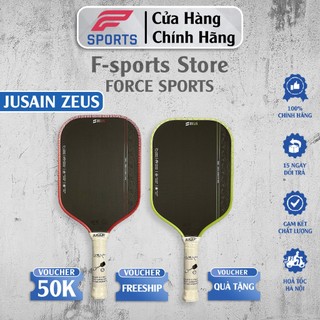 (HOẢ TỐC HN) Vợt Pickleball Jusain ZEUS Red & Green | Lõi EPP Gen 5, Carbon Toray T800, Ép Nóng Nguyên Khối