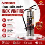 Bình Chữa Cháy Inox Dạng Bột Vinfire 4KG ABC Dập Lửa Hiệu Quả Tức Thì [CHÍNH HÃNG] — ảnh 1