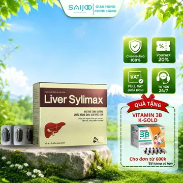 Viên Uống Bổ Gan Liver Sylimax 60 Viên - Hỗ Trợ Bảo Vệ Gan, Tăng Cường Chức Năng Gan, Bổ Sung Dưỡng Chất
