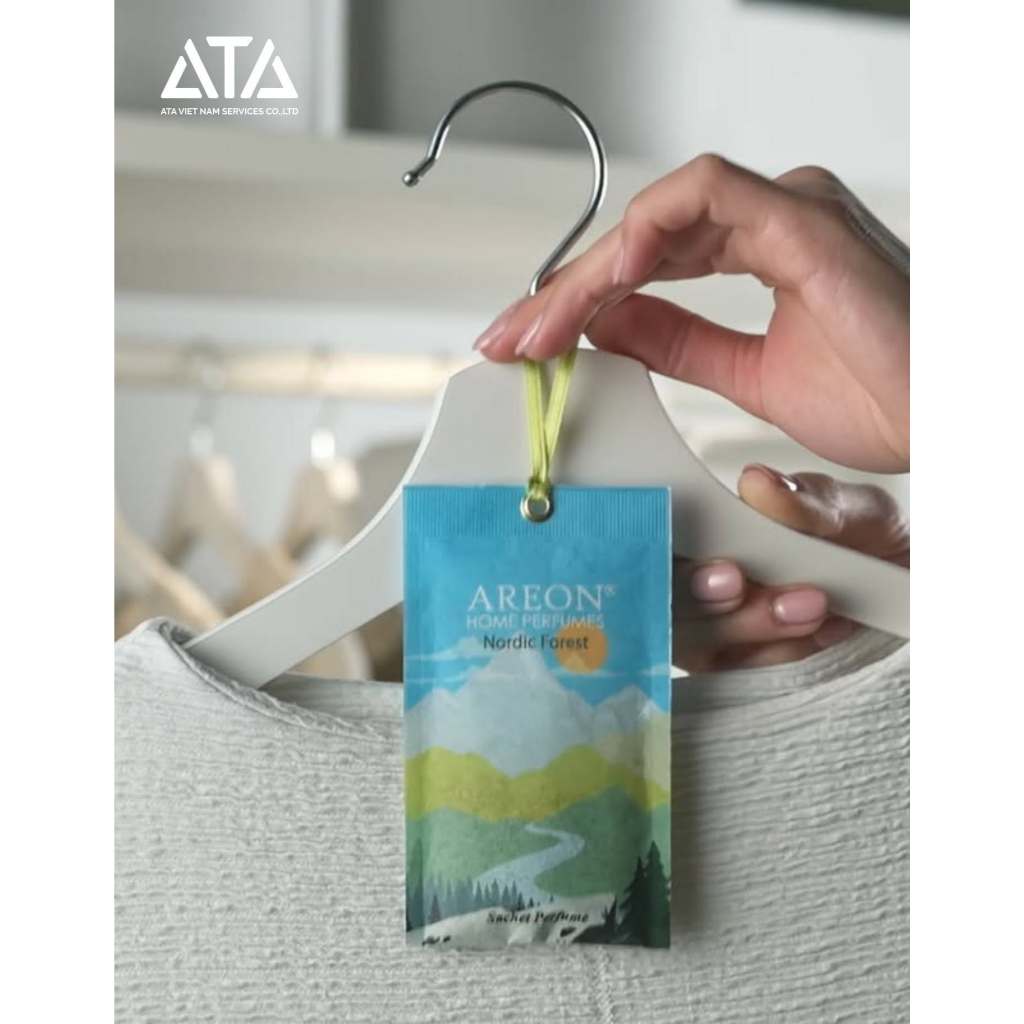 AREON SACHET - Túi Thơm Tủ Quần Áo Cao Cấp Nhiều Mùi Lựa Chọn, Khử Mùi Tủ Đồ, Ngăn Kéo, Xe Hơi