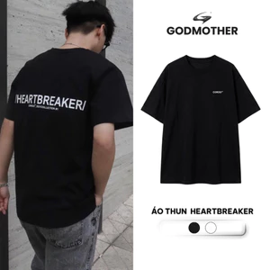 Áo Thun Nam Nữ GODMOTHER Unisex Form Rộng Oversize Chất Liệu 100% Cotton Premium Heartbreaker