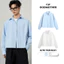Áo Sơ Mi Trơn Boxy GODMOTHER Áo Sơ Mi Tay Dài Thoáng Mát Khí Unisex Nam Nữ Thời Trang Công Sở