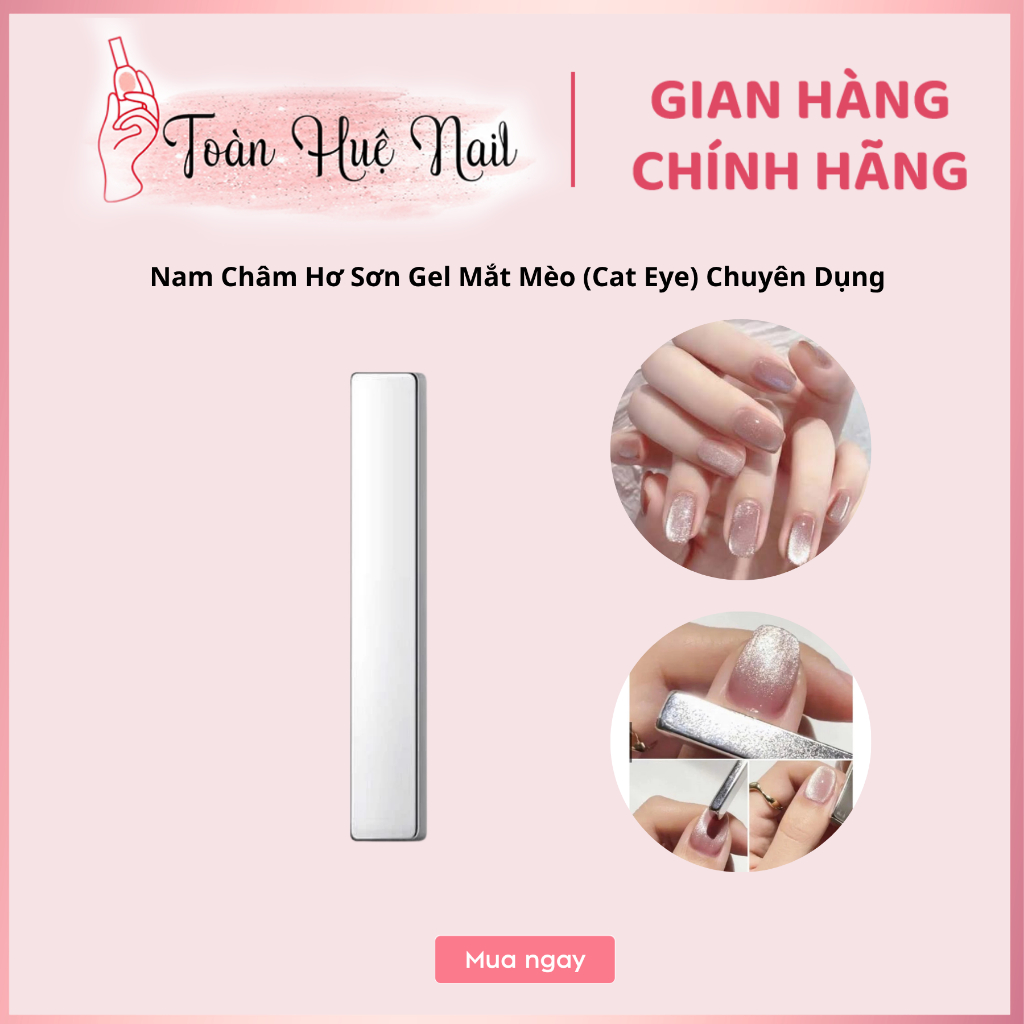 Nam Châm Hơ Sơn Gel Mắt Mèo (Cat Eye) Chuyên Dụng - Dụng Cụ Làm Móng Nail Art 3D/5D