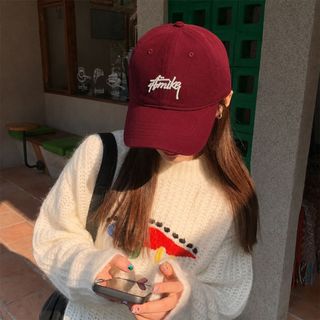 Mũ lưỡi trai HAZIN thêu chữ form cứng, nón lưỡi trai nam nữ thêu nổi phong cách thời trang hàn quốc siêu xinh