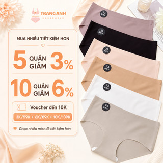 Quần Lót Nữ Su Đúc 7A Không Đường May, Đáy 2 Lớp Kháng Khuẩn Không Lộ Viền S7A