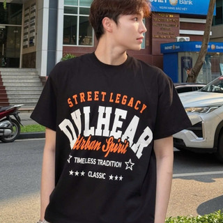 Áo Thun Boxy Unisex DYLHEAR Local Brand In Chữ Streetwear Form Rộng 100% Cotton Thoáng Mát BX08