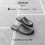 RM01.2 - Giày Sục da bò Round Mules LEMANS, đế cao su có mùi thơm, thiết kế mũ trơn trẻ trung, Bảo hành 12 tháng