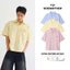 Áo Sơ Mi Nam Oxford GODMOTHER Kẻ Sọc Tay Ngắn Form Boxy Cổ Bẻ Menswear