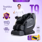 [ Con lăn 4D] Ghế massage toàn thân Toshiko T9 công nghệ con lăn 4D di chuyển mới giúp thư giãn tại nhà — ảnh 1