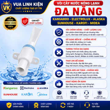 Vòi Cây Nước Nóng Lạnh Kangaroo Electrolux Alaska Sunhouse Karofi Midea - Vòi Thay Thế Máy Lọc Nước Cao Cấp Zin