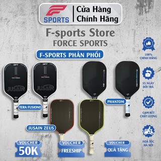 (HOẢ TỐC HN) Vợt Pickleball Jusain Tera, Phantom, Jusain Zeus– Carbon Nhám Ép Nóng, Kiểm Soát Tốt, tăng lực đánh