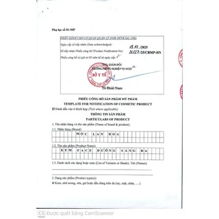KEM FACE DƯỠNG SÁNG MỘC LAN HOA - Dưỡng Ẩm, Hỗ Trợ Làm Đều Màu Da