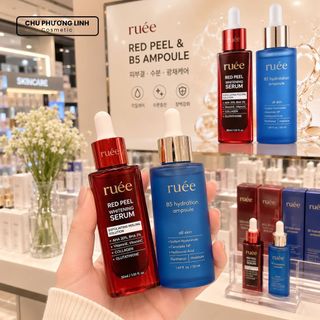 Combo Phục Hồi Da Serum B5 & Peel Da Ruee CB0273 - Phục Hồi Chuyên Sâu, Dưỡng Sáng Da, Giúp Da Căng Bóng