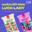 Combo 3 gói khăn ướt mini 10 tờ Luck Lady