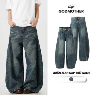 Quần jean xanh dương