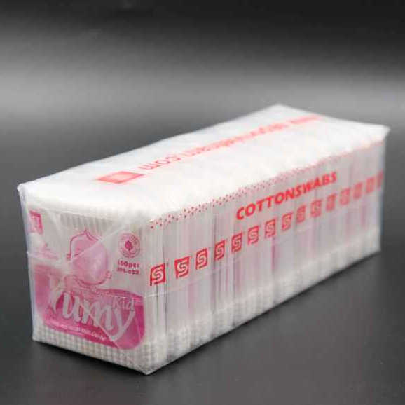 Combo 48 gói Tăm bông trẻ em YUMY Baby 100 que tăm mềm thân nhựa an toàn dành cho trẻ nhỏ (TB01-022)