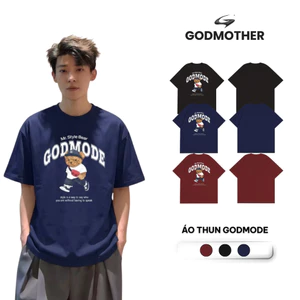 Áo Thun In Hình GODMOTHER Nam Nữ Unisex Hình In Trẻ Trung Năng Động GODMODE