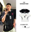 Áo Thun Jersey Số 9 GODMOTHER Áo Thun Thể Thao Thêu Đắp Da Nổi Nam Nữ Unisex Streetwear Năng Động