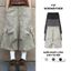 Quần Short Lửng Kaki Túi Hộp GODMOTHER Quần Wide Leg Nam Nữ Unisex Phong Cách Trẻ Trung Năng Động