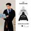 Áo Khoác Hoodie Zip Boxy GODMOTHER Blackvibes Form Boxy Có Cúc Bấm In Chữ GODSTUDIO