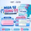 Combo 12 Miếng băng vệ sinh quần LXSOFT SOFTLY siêu mỏng, siêu thấm hút, thoáng khí, không lộ viền