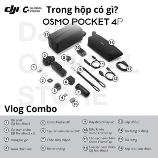 [MỚI RA MẮT] Camera DJI Osmo Pocket 4P - Chính Hãng Bảo Hành 12 Tháng