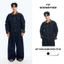 Set Raw Denim Phối Cổ Kẻ Nâu GODMOTHER Đồ Bộ Raw Denim (Áo Khoác Và Quần) Phong Cách Hàn Quốc Unisex