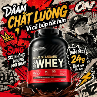 ON Whey Protein - Bột tăng cường cơ bắp, hấp thụ nhanh vào cơ bắp, cần thiết cho thể hình 5 lbs
