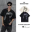 Áo Sơ Mi Phối Loang GODMOTHER Chất Kaki Sơ Mi Cộc Tay Phối Màu Cá Tính Menswear Nam Nữ