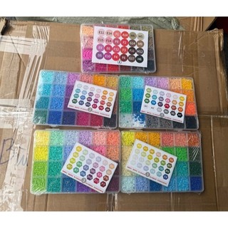 hạt ủi bảng 24 màu-Tone màu pastel ngọt xỉu, hạt đều màu – dễ xếp hình, làm móc khóa, decor cực yêu
