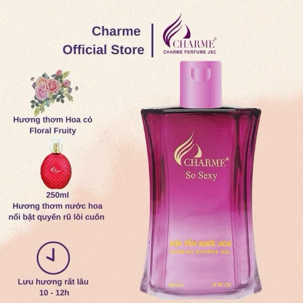 SỮA TẮM CHARME GOOD GIRL - COCO - SO SEXY - TẨY TBC 100ML