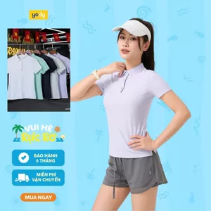 Áo polo nữ airycool YODY co giãn thiết kế thể thao cao cấp thoải mái WAPO25S027
