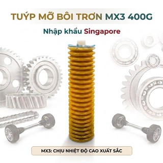 Mỡ Bôi Trơn Tuýp Nhún CALIX 400g Nhập Khẩu Singapore - Phân Loại  MX3 Chịu Nhiệt Cao & CX3 Kháng Nước