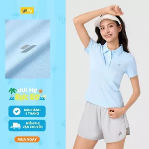 Áo polo nữ thể thao YODY nhanh khô co giãn nhẹ WAPO26A022