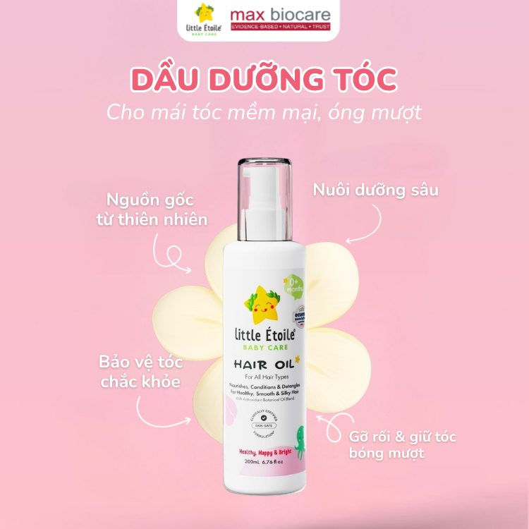 Dầu dưỡng tóc Little Étoile Baby Care Úc đa năng 4 trong 1 cho bé